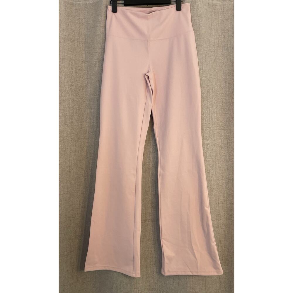 Garage Women’s Pink Chalk Flare Leggings Size Medium EUC